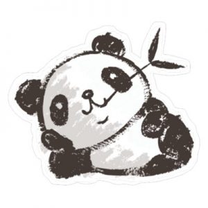 Панда, которая расслабляется