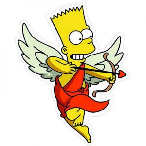Счастливый Барт Симпсон