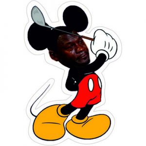 Микки Маус плачет Майкл Джордан Знай своего мема